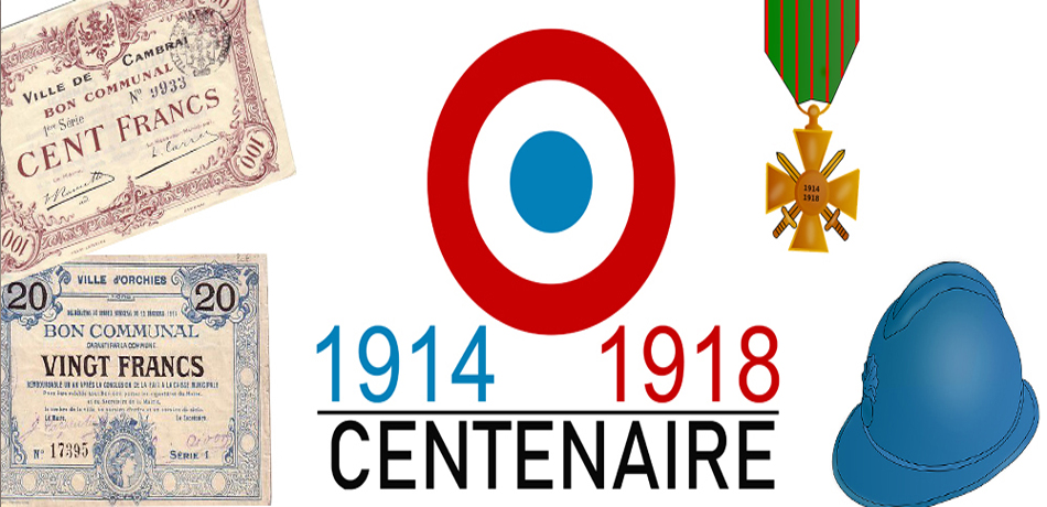 -25 % sur les billets de Nécessités pour fêter le Centenaire de la Première Guerre Mondiale (1914-1918)