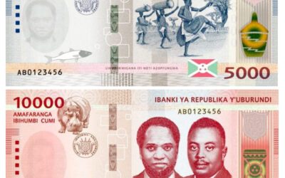 La Banque de la République du Burundi annonce la mise en circulation des nouveaux billets de 10 000 et 5 000 francs !